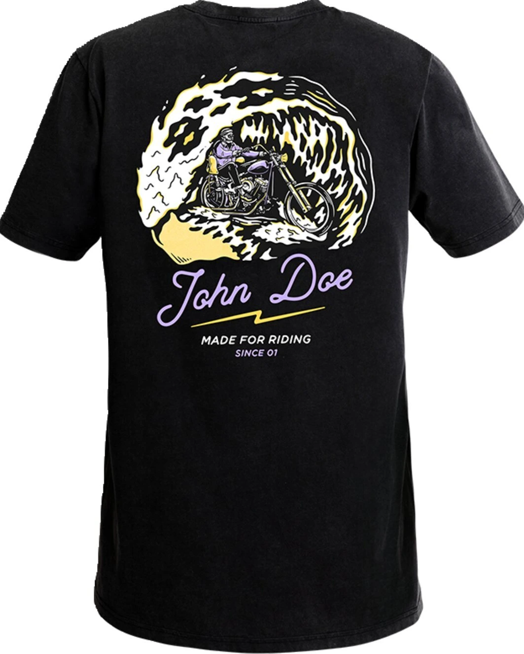 John Doe Wave t-shirt, Black, S