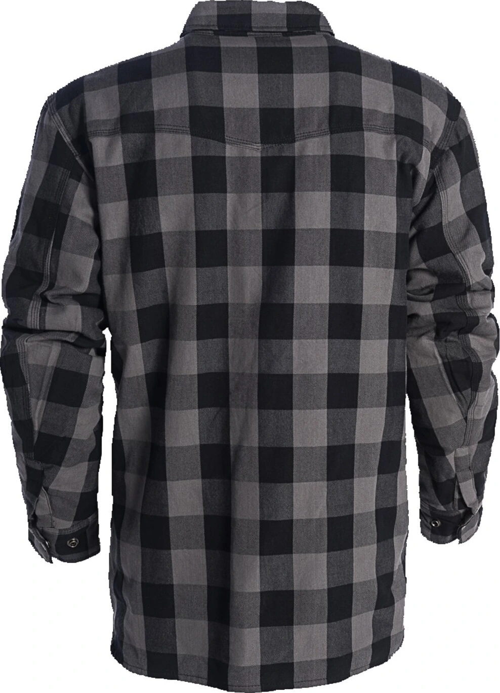 WCC Dominator riding flannel shirt grey/black CE appr, storm grey black tracker Gray, S