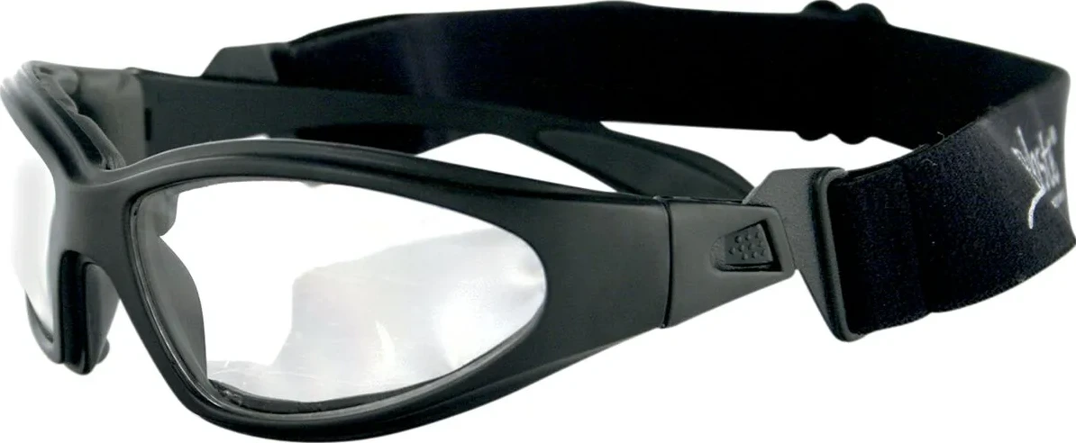 SUNGLASSES CONVERTIBLE GXR BLACK W/ CLEAR LENS