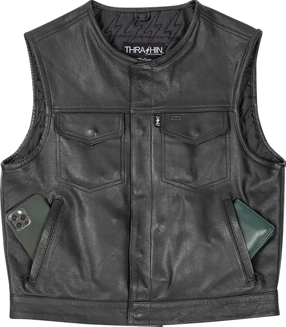 VEST ENCINAL SHORTY LEATHER LARGE