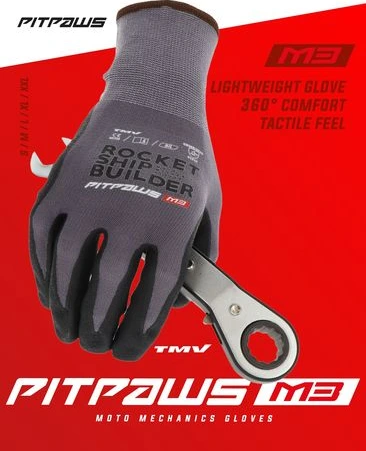 TMV Pitpaws gloves Black "Rocket ship builder" M