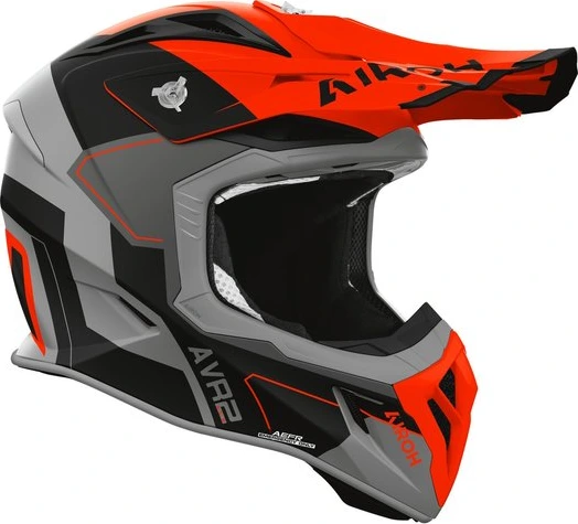 Airoh Helmet Aviator Ace 2 Shield Orange matt, S