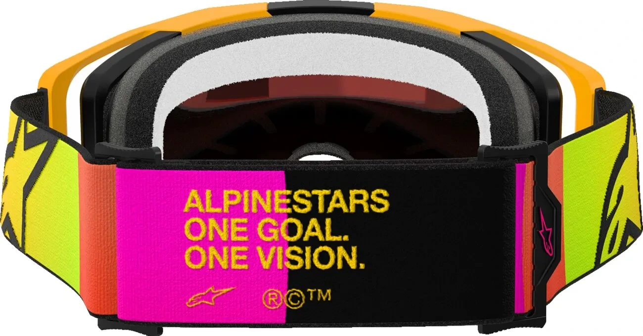 GOGGLE VISION 8 CORP YLW/PINK MIRROR-RED