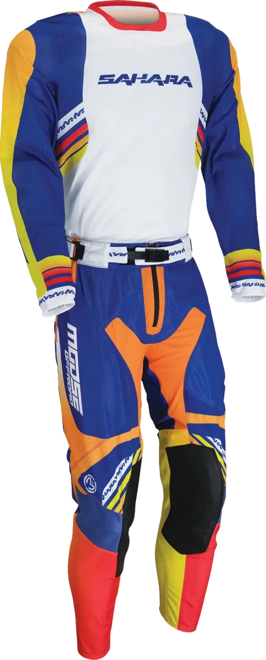 JERSEY SAHARA BLUE/ORANGE XS