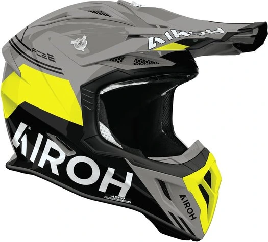 Airoh Helmet Aviator Ace 2 Fury Yellow gloss, S
