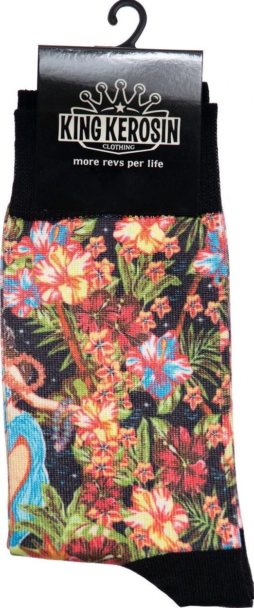 King Kerosin Hula girl socks