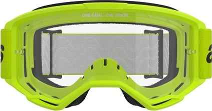 Alpinestars Goggle Vision 3 WORDMARK YELLOW FLUO Clear