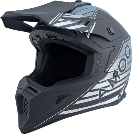 AMOQ Meteor V2 Helmet Axis Black/Grey, XS