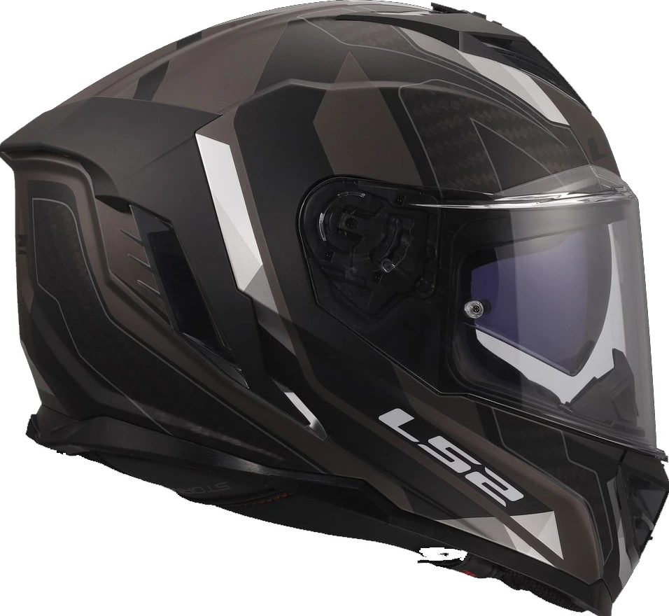 LS2 FF818 STORM III SPORTY Helmet - Grey Purple, 2XL