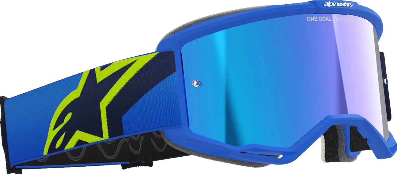 GOGGLE VISION 5 CORP BLUE/YLW MIRROR-BLUE