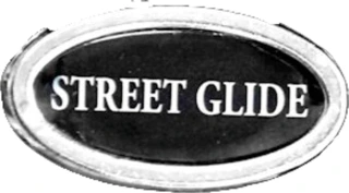 Biker pins Street Glide title pin