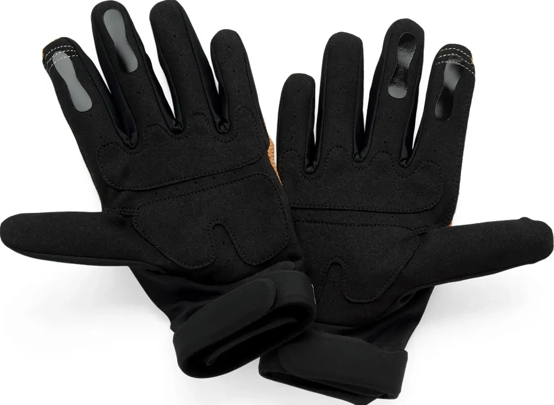 GLOVES LANGDALE BLACK/TAN - S