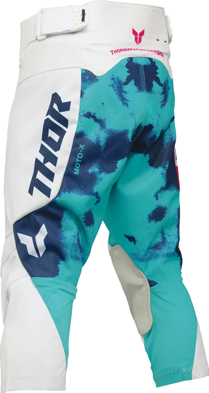 PANT YTH LAUNCHMODE BLEACH WHT/AQ 20