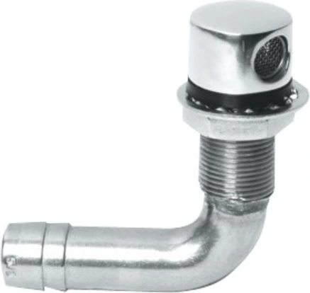 SS tvertnes ventilācijas atvere 90° 16mm