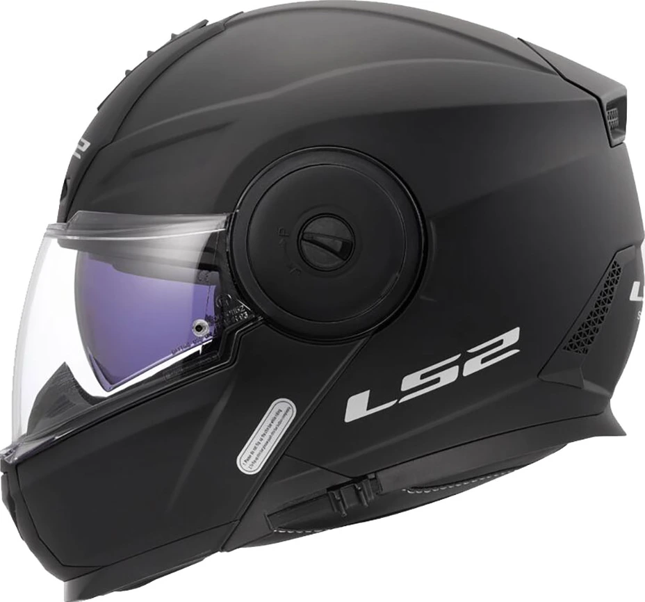 LS2 FF902 SCOPE II Solid Helmet - S, Gloss Black