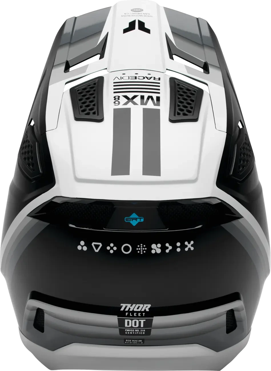 HELMET FLEET DEFY BK/WH MD