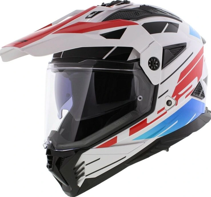 LS2 MX702 PIONEER II NAMIB Helmet - White Blue Red, 3XL