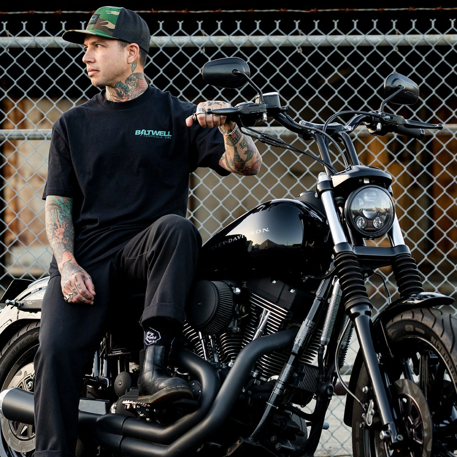 Biltwell Stepside t-shirt, Black, S
