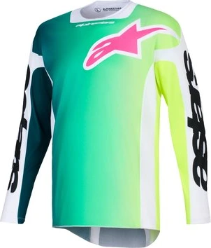 Alpinestars Jersey Racer Portl Green/White/Black, M
