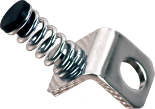 Rear caliper support spring, chrome. Banana