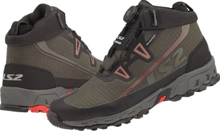 LS2 Trekker Man Waterproof Boots - Green, 41