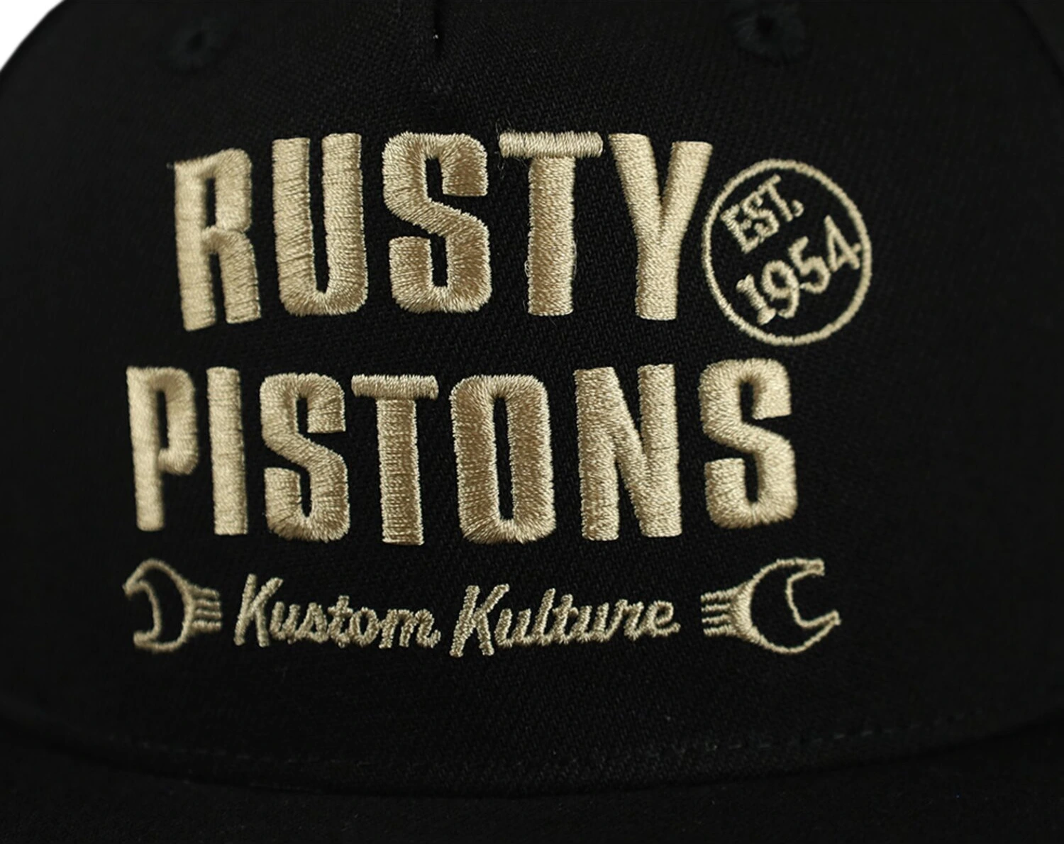 Rusty Pistons Vernon cap, Black