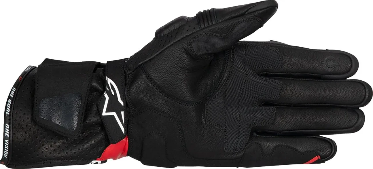 GLOVE SP-3 BLK/BRT RD/WHT S