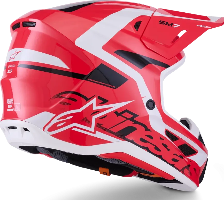 HELMET SM7 DEED RED/BLK/WH XS