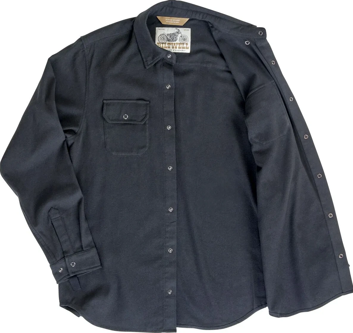 SHIRT FLANNEL HI TEST BLACK XS