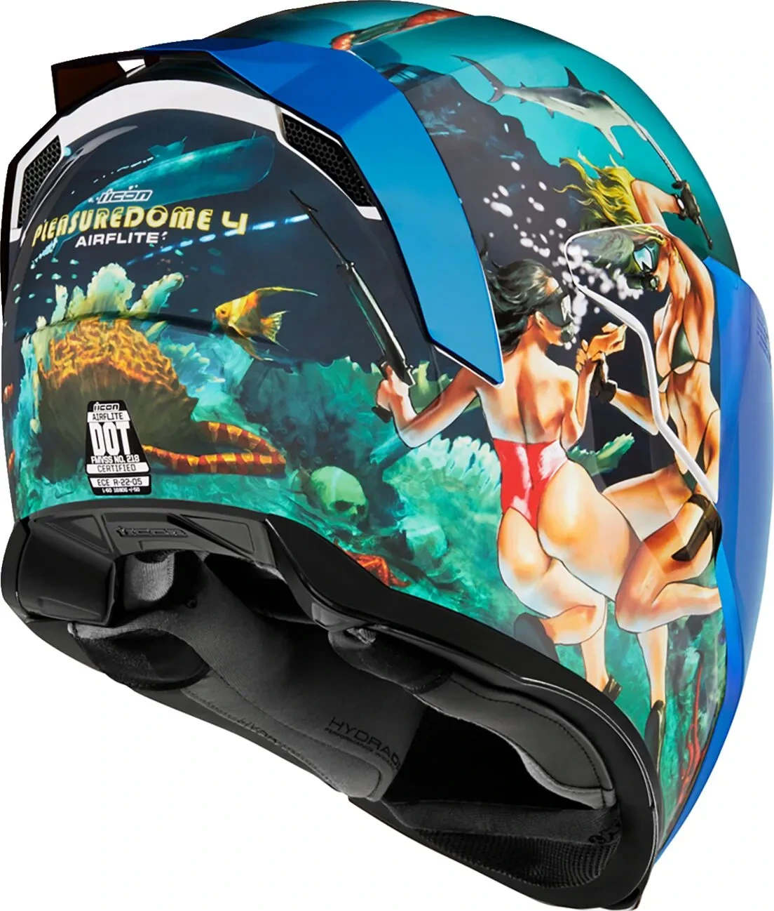HELMET AIRFLITE PLEASUREDOME4 BLUE LG