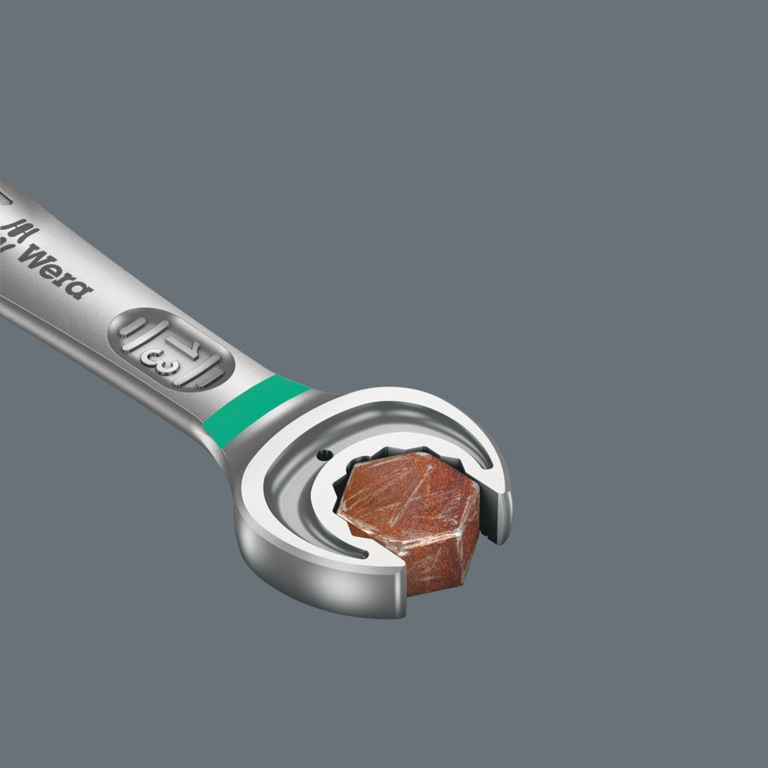 Wera wrench double open end 10/13 Joker, Red, 167 mm