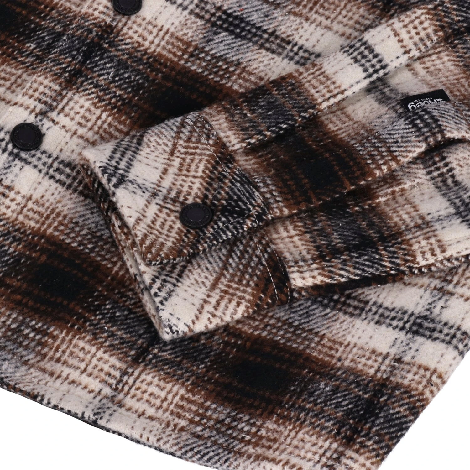 Roeg Blaze Flannel shirt, Brown, S