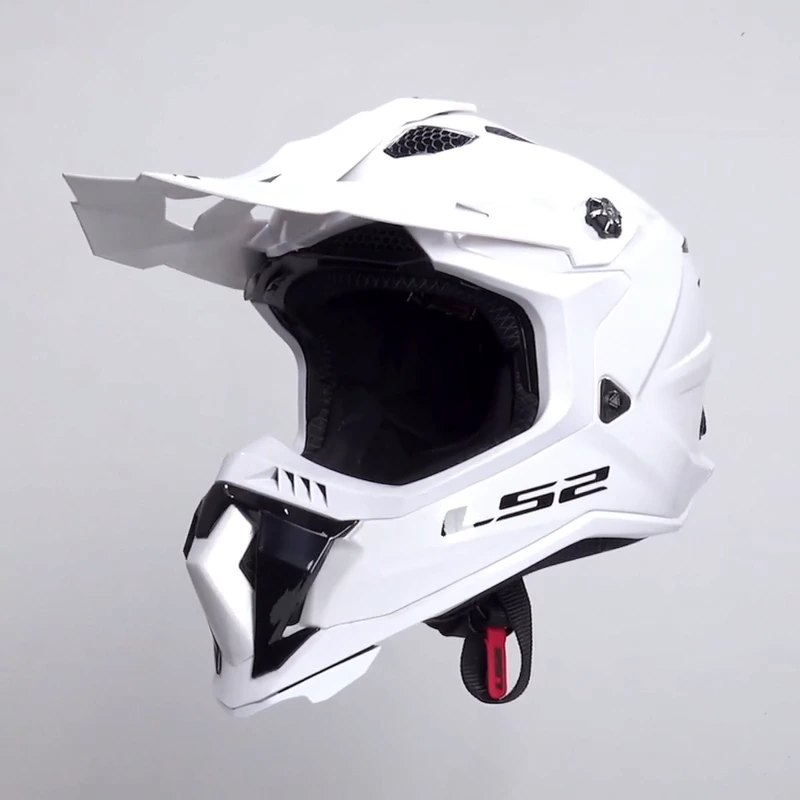 LS2 MX700 SUBVERTER II EVO SINGLE MONO helmet - S, Gloss White