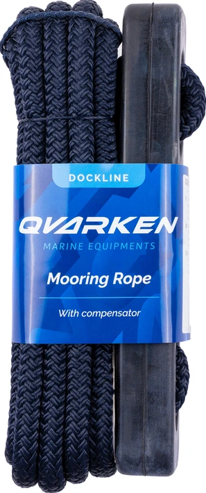 Qvarken Mooring Rope Dockline with compensator 12mm 4m navy
