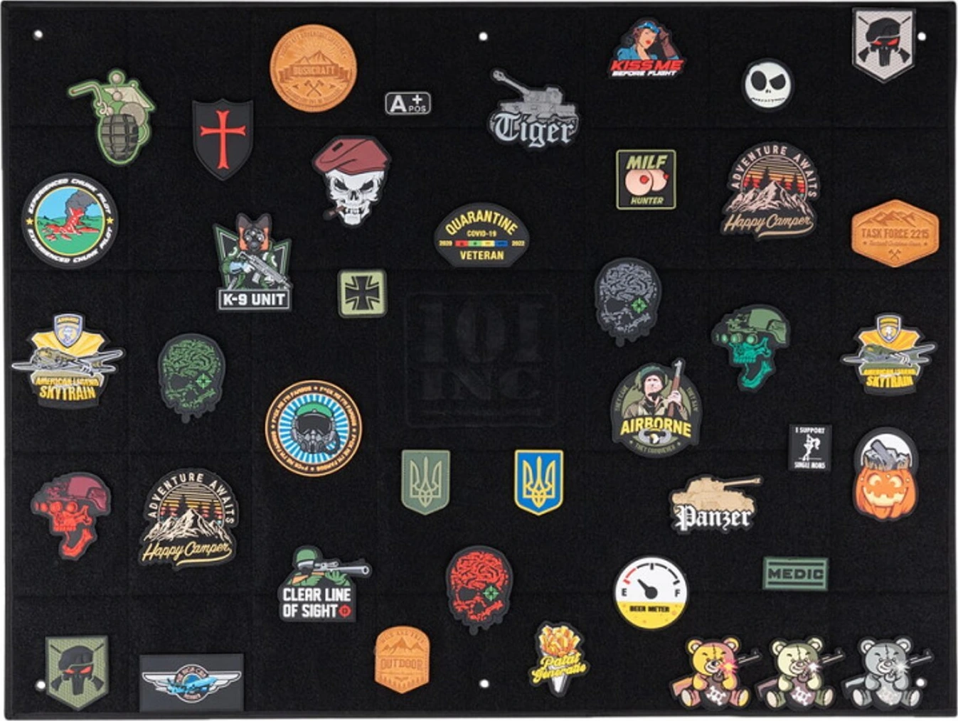 Army Surplus Patch Wall large