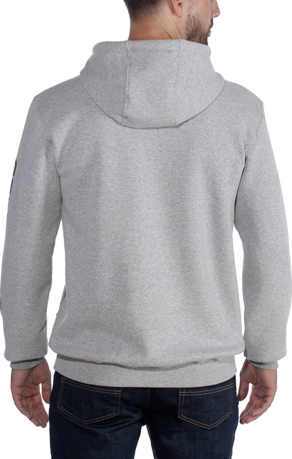 Carhartt Sleeve Logo hoodie, Gray, black, S