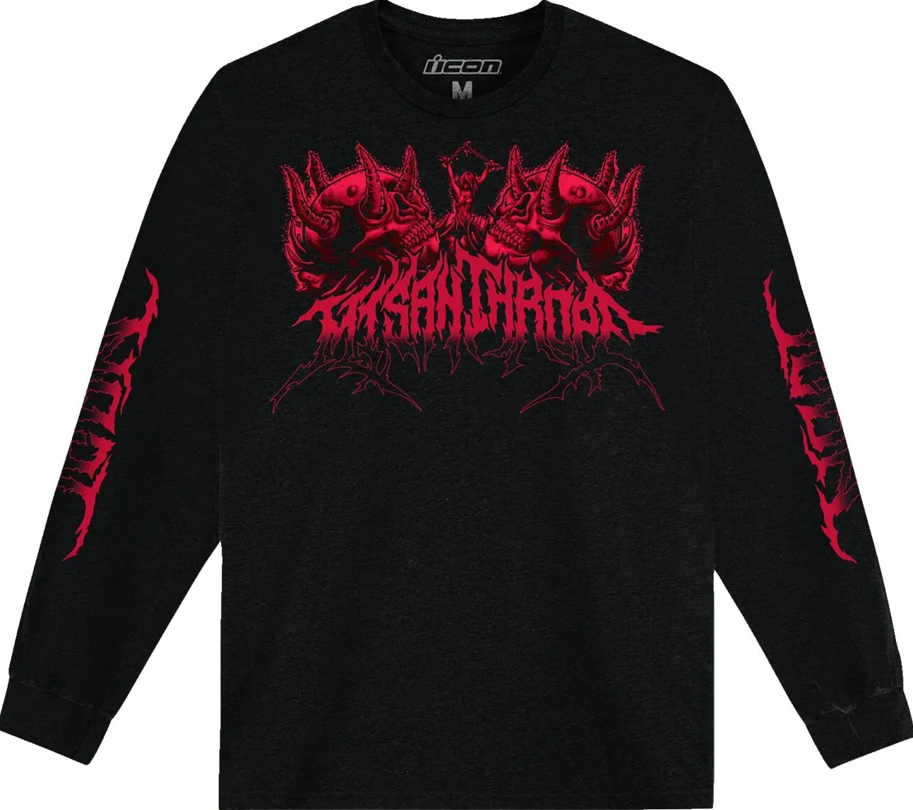 TEE LS MISANTHROPE BLACK SM
