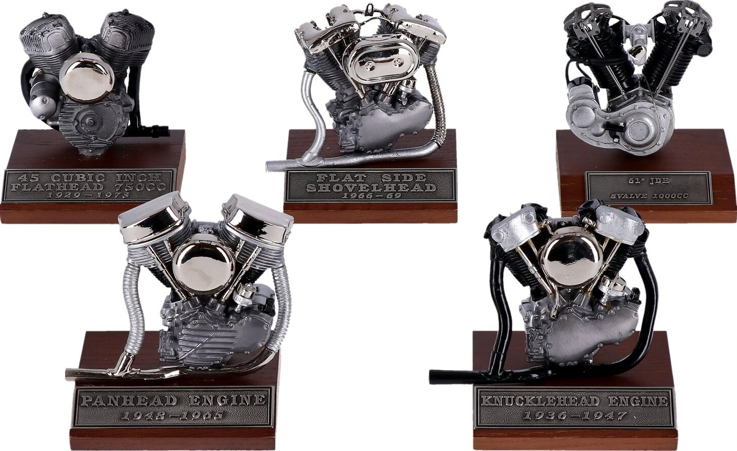 V-Twin Mfg, cast pewter motor model V-Twin engines