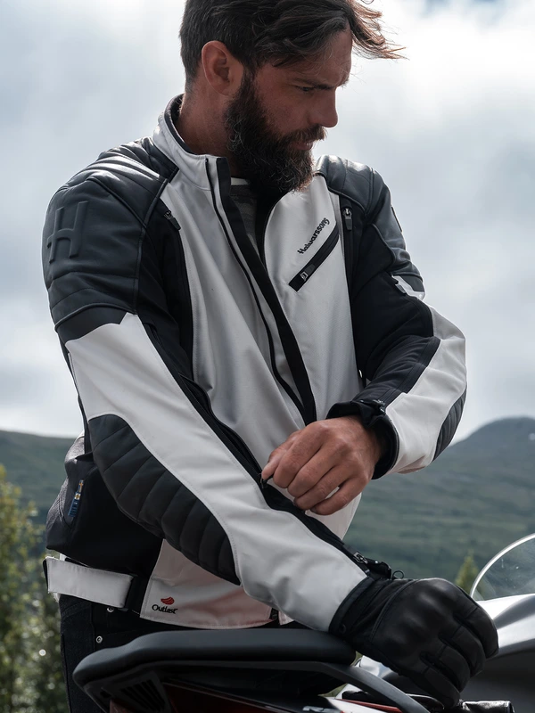 Halvarssons Textile Jacket Solberg Light grey/Black, 48
