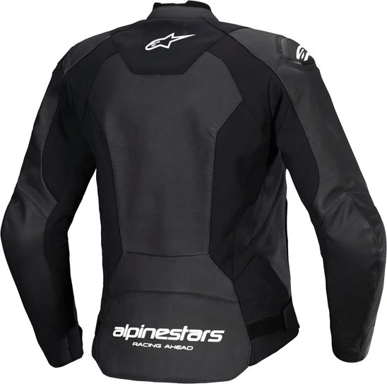 Alpinestars Leather Jacket Woman Faster v3 Black/White, 48