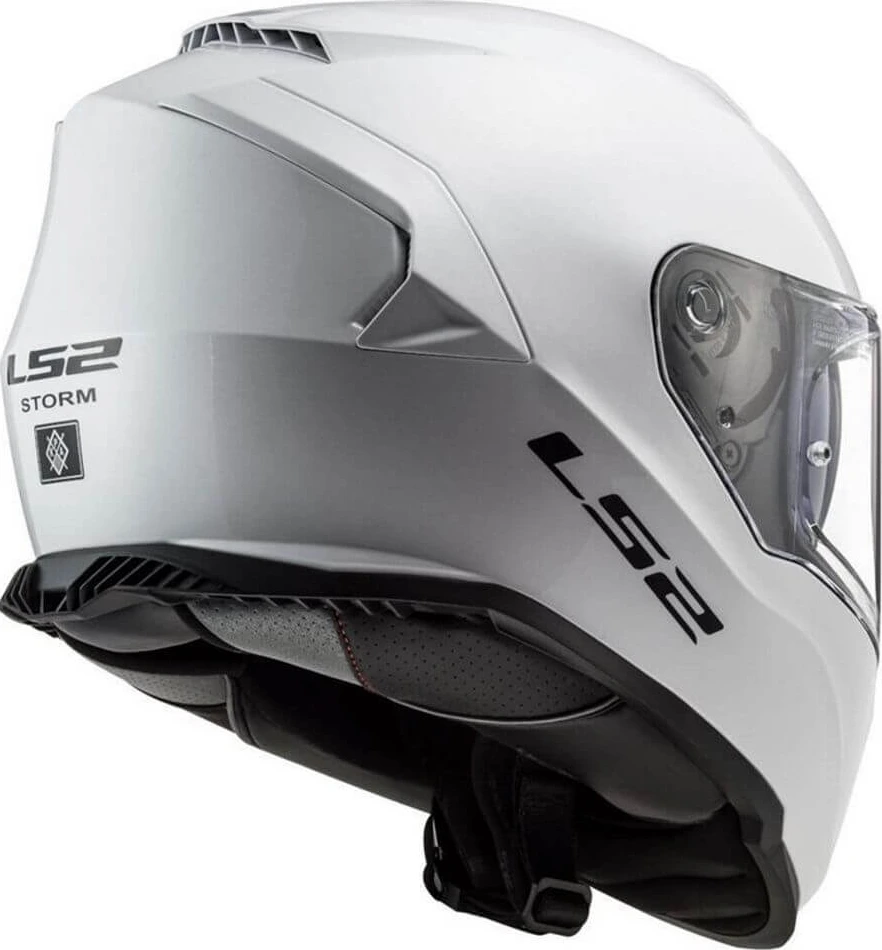 LS2 FF800 STORM II SOLID helmet - Gloss White, S