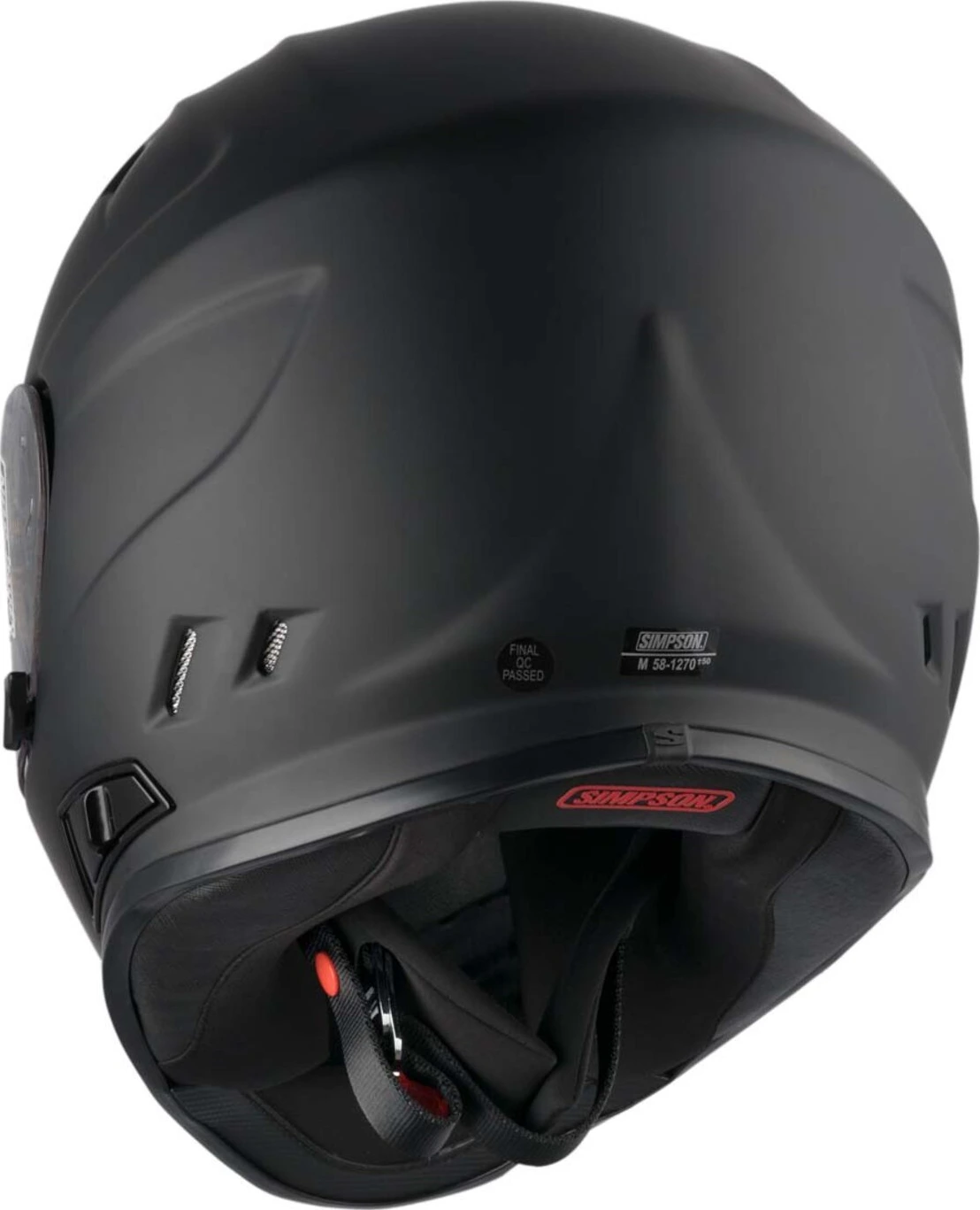 Simpson Venom helmet, Black, S, matt