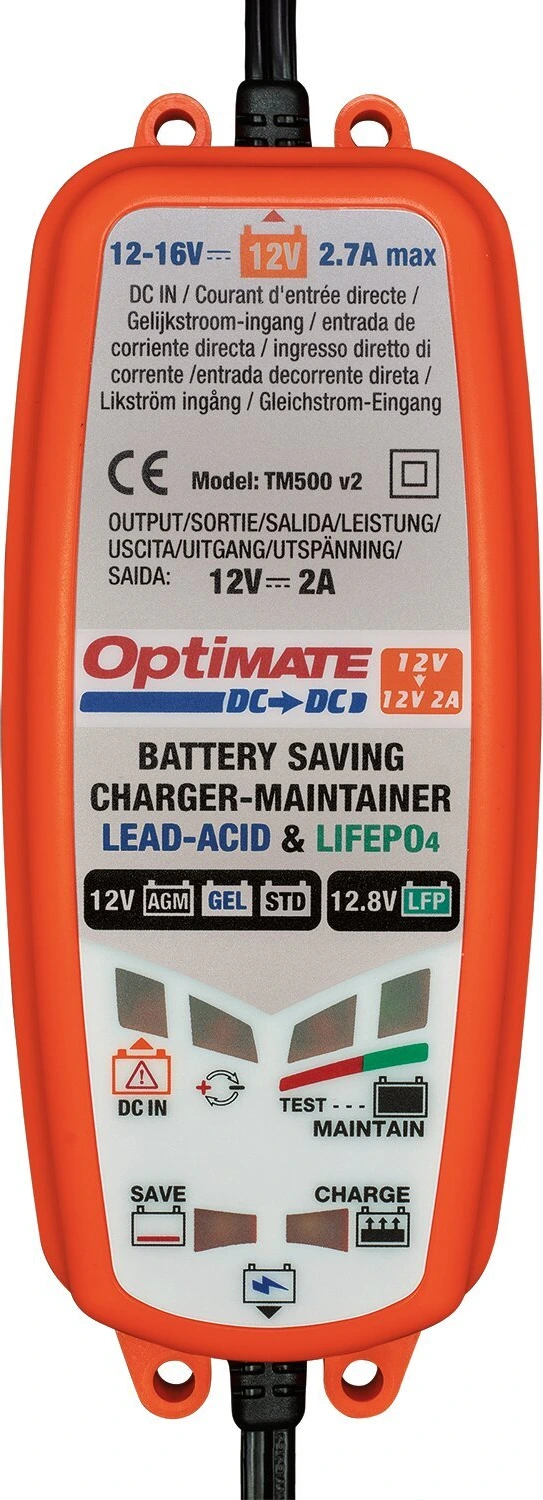 Tecmate OptiMATE, DC to DC battery charger