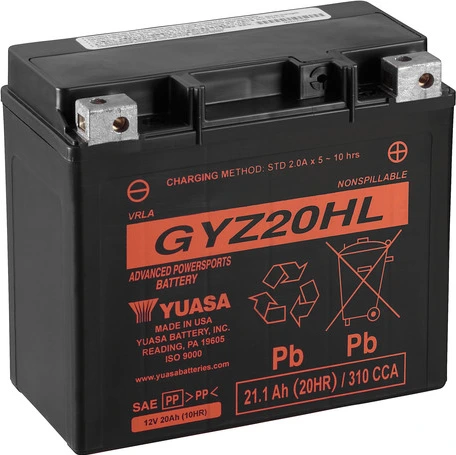 Yuasa аккумулятор GYZ20HL (wc)