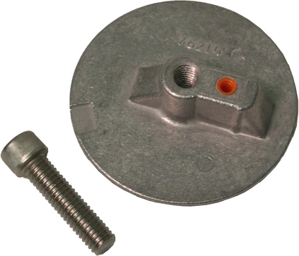 Anode alu Trim Tab Flat Mercury/Mercruiser
