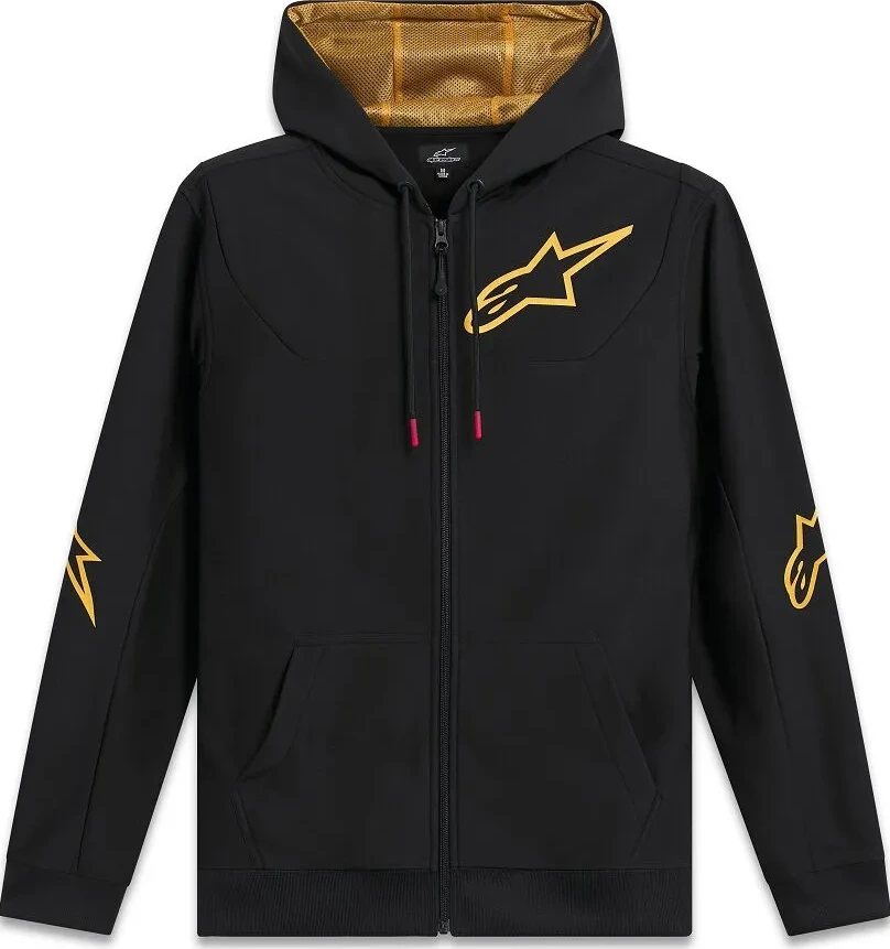 HOODIE SESSIONS V3 BLACK/GOLD M