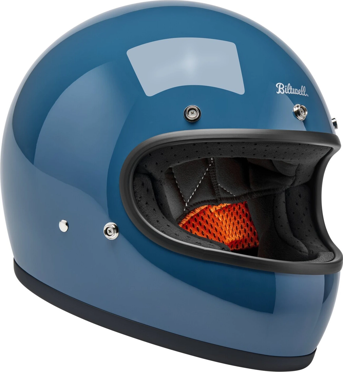 Biltwell Gringo helmet, greystone Blue, S, Metallic
