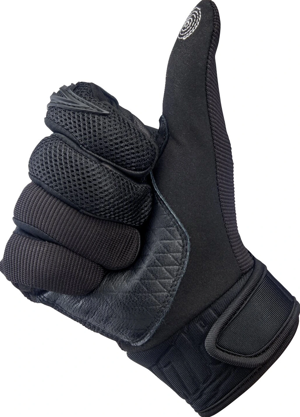 Biltwell Baja gloves, black out, XS