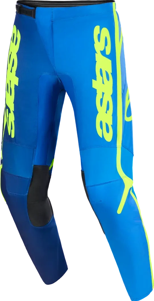 PANT FLUID APEX BLUE/YEL 36