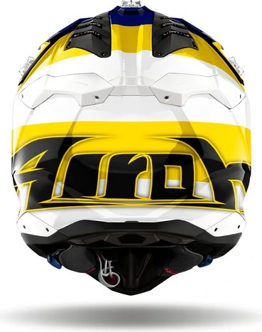 Airoh Helmet Aviator 3 Monarch Blue/Yellow Gloss, XS